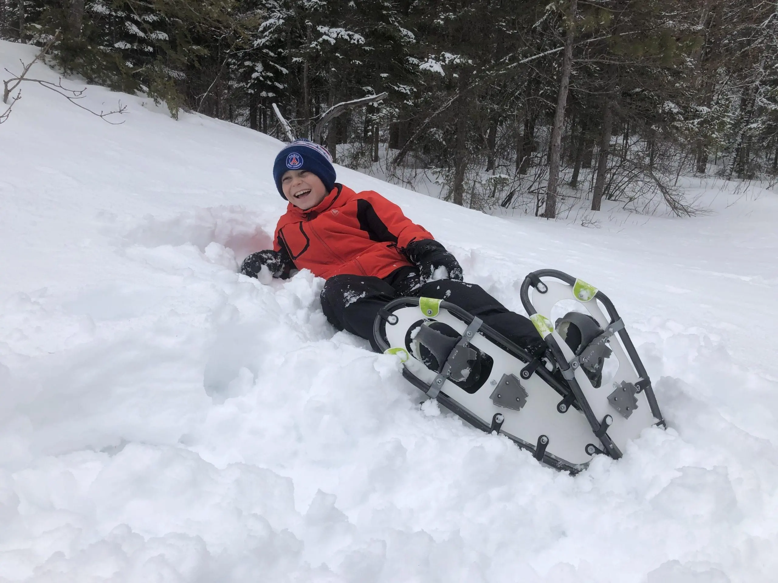 snowshoeing