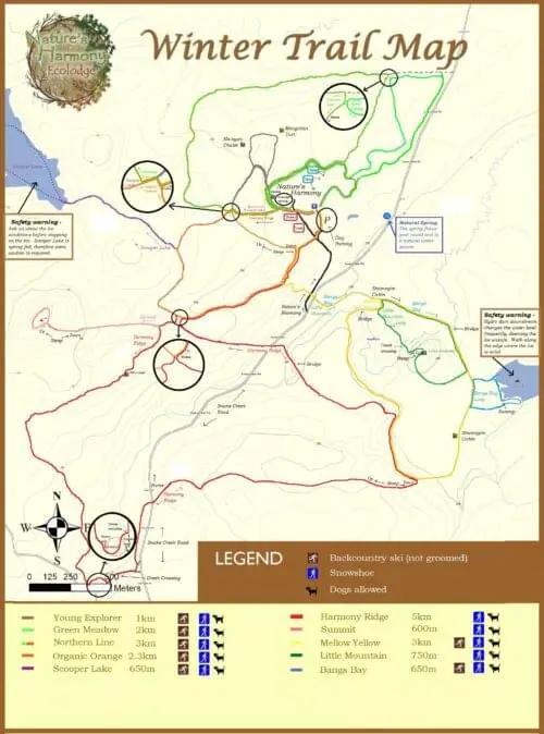 Natures Harmony - Trail Map